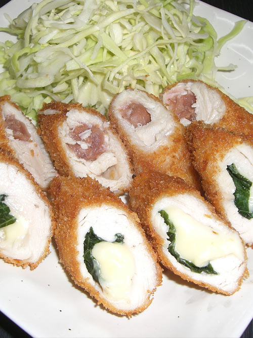 ササミフライの2種盛